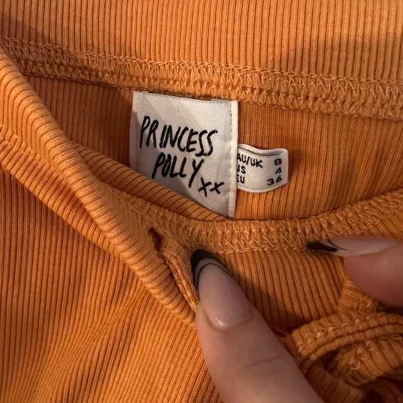 Princess Polly orange mini skirt - Picture 3 of 3